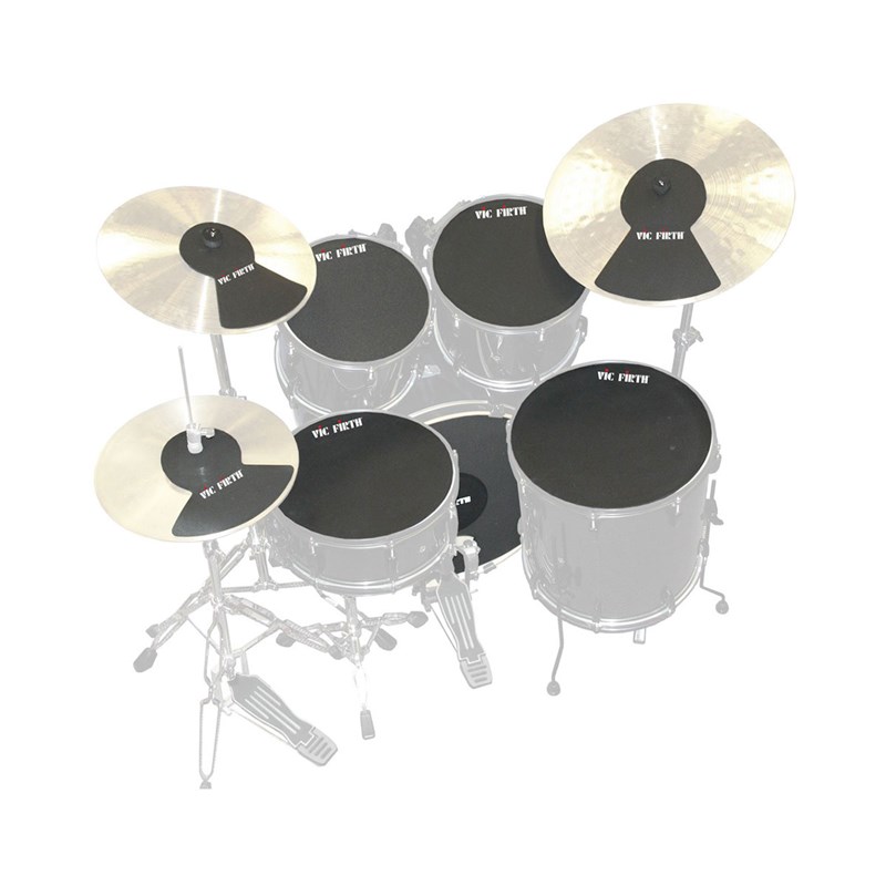 Vic Firth MUTEPP5 Drum and Cymbal Mute Prepack 5